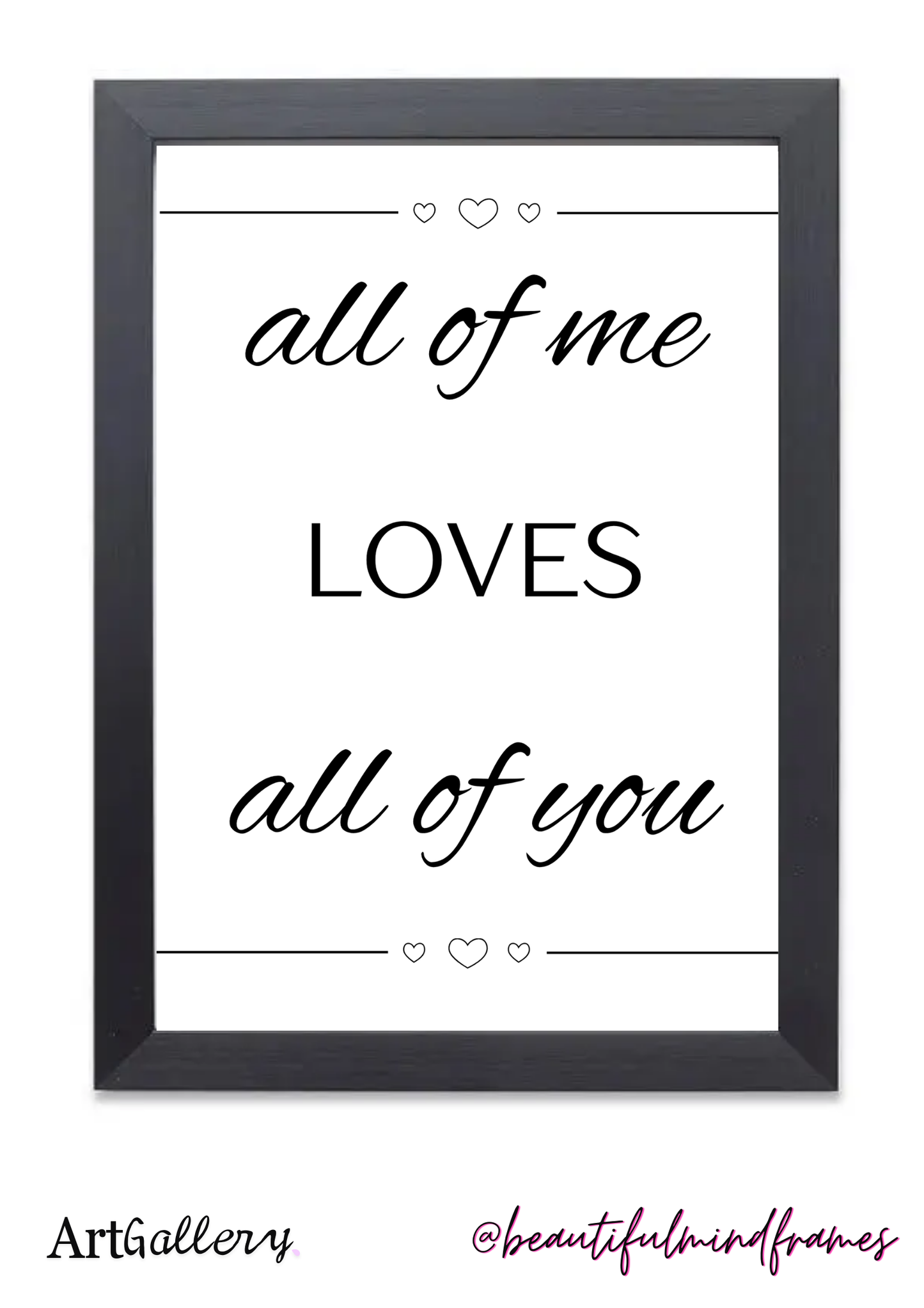 all of me LOVES all of you